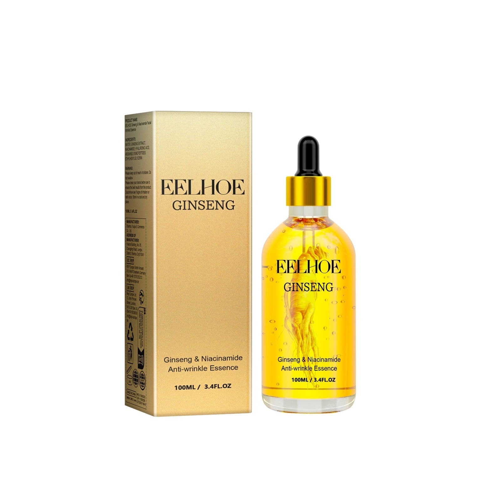 Suero facial de ginseng