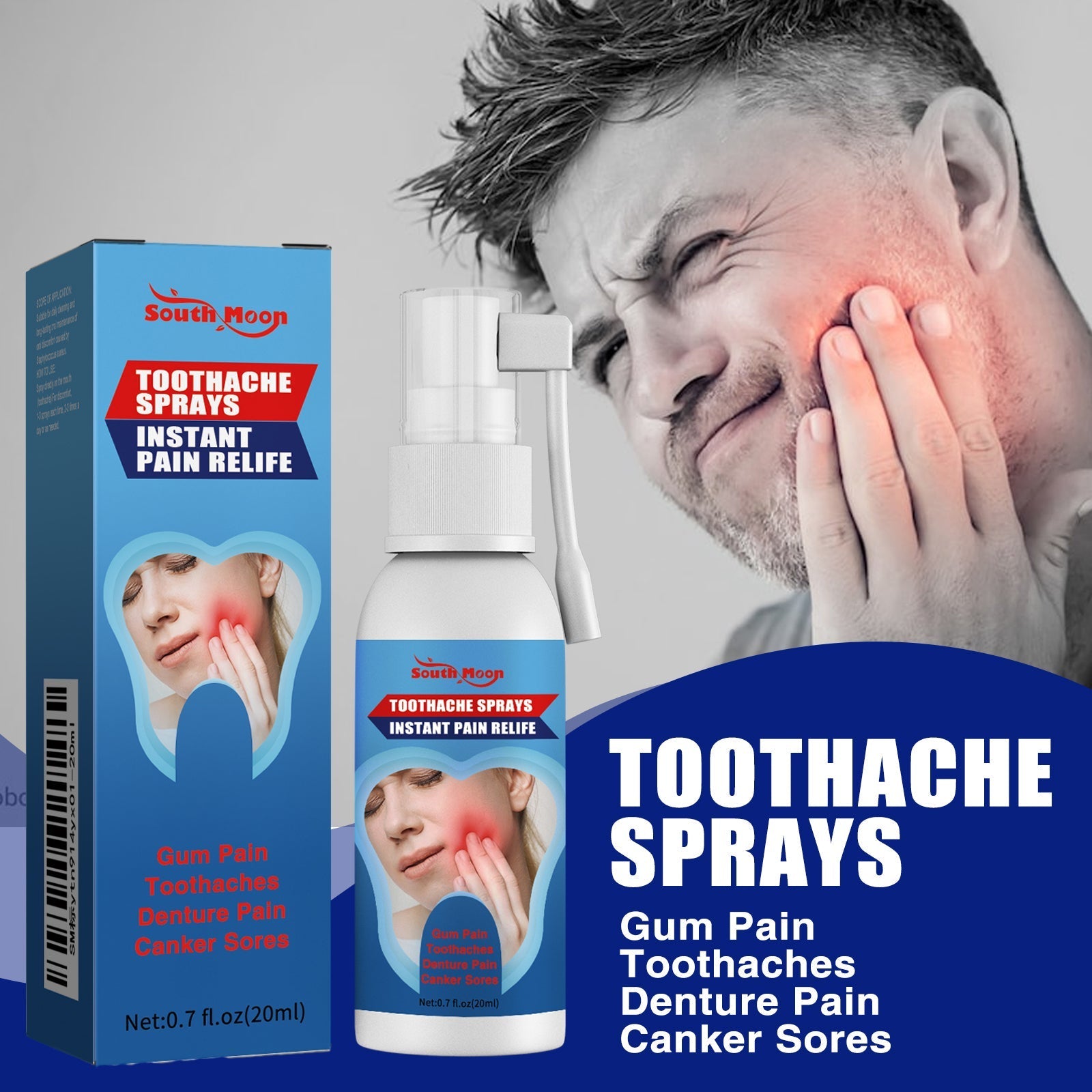 Spray para el dolor de muelas South Moon