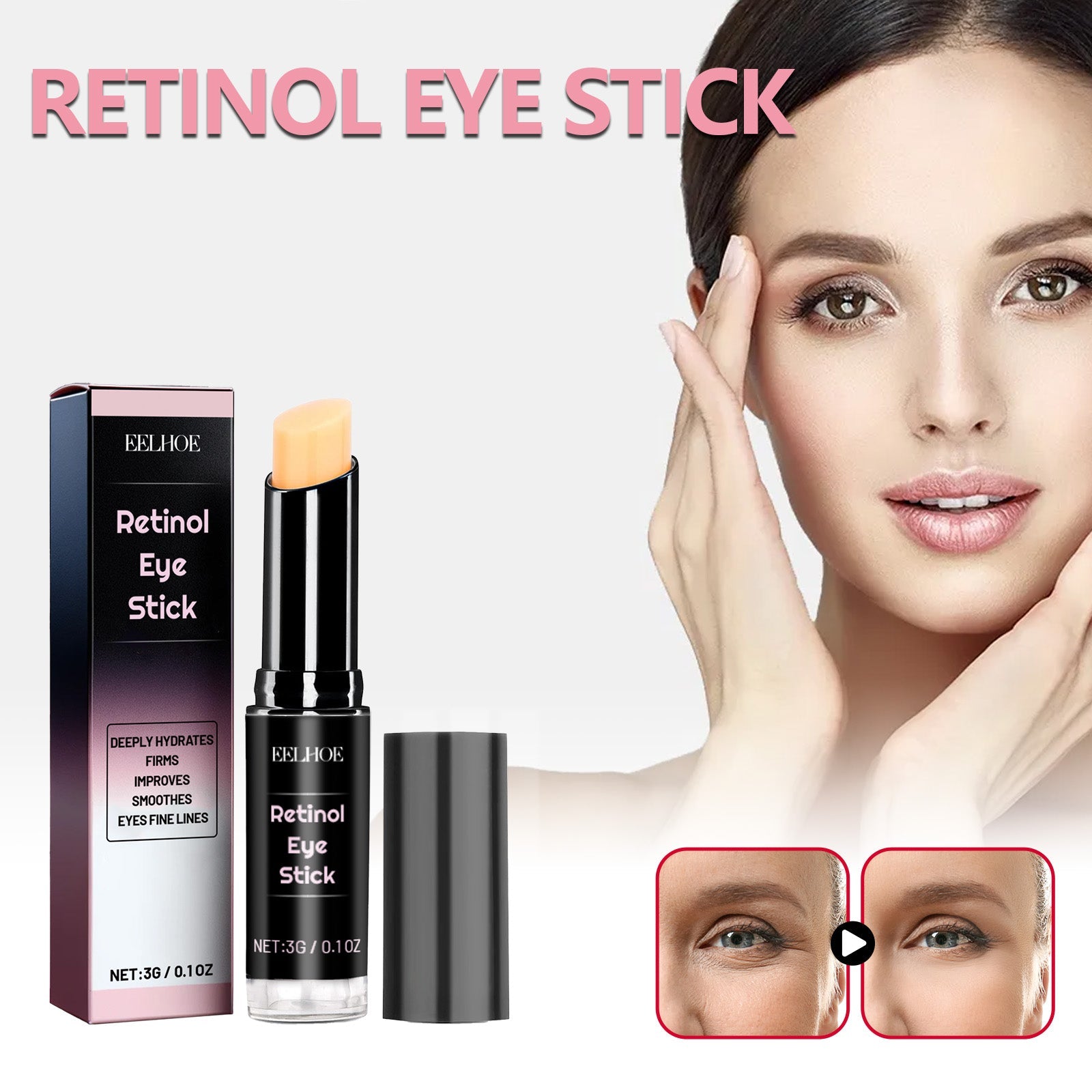 Barra suavizante para ojos con retinol