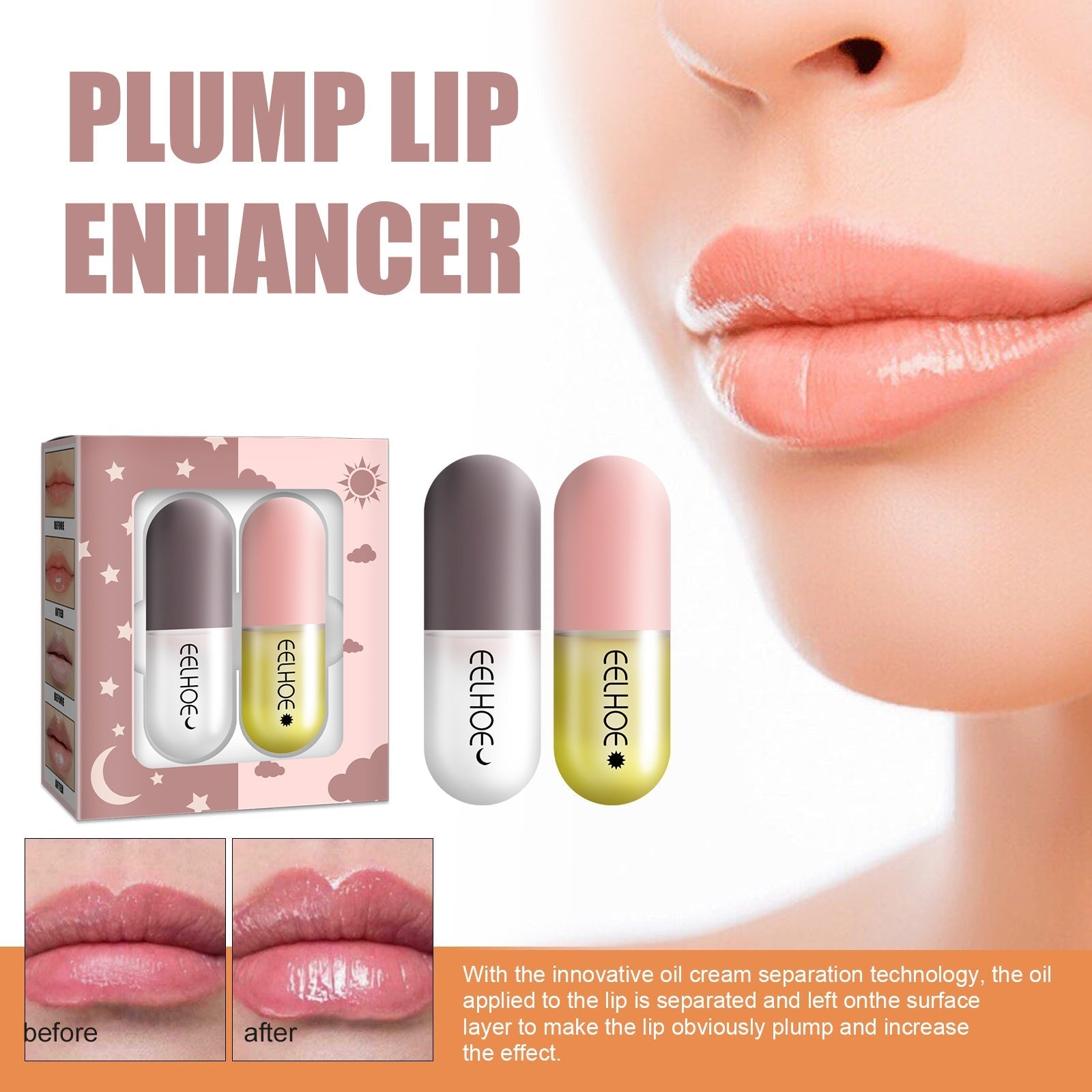 Realzador de labios sensual y voluminoso