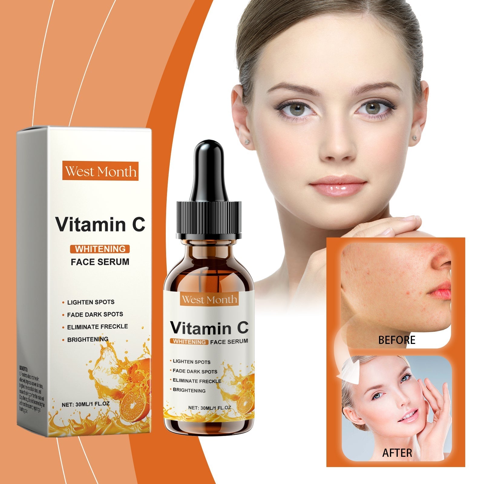 Suero hidratante con vitamina C