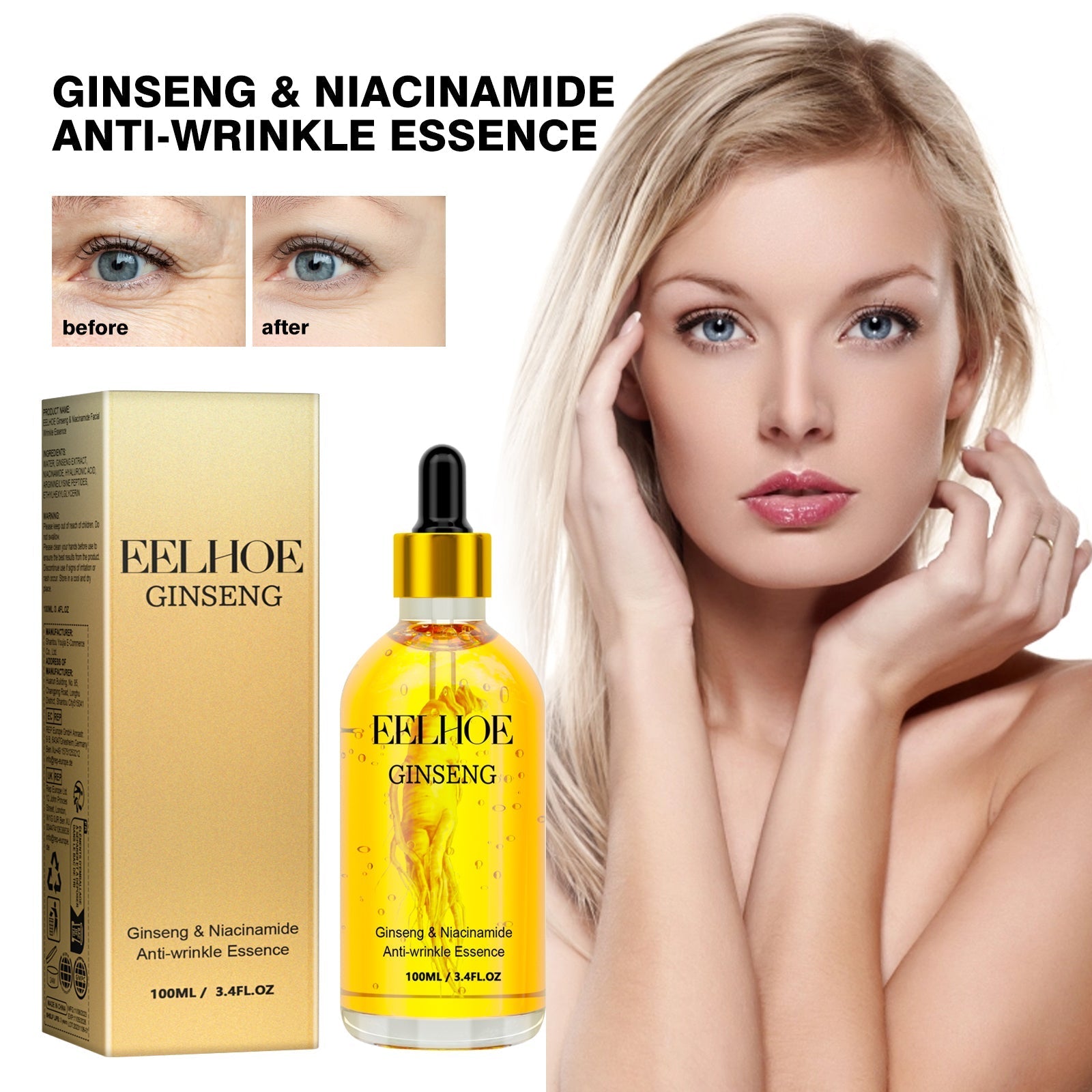 Suero facial de ginseng
