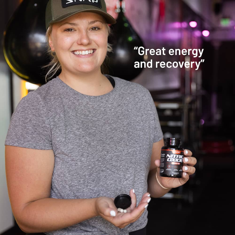 SNAP aumenta la energía y el crecimiento muscular con óxido nítrico