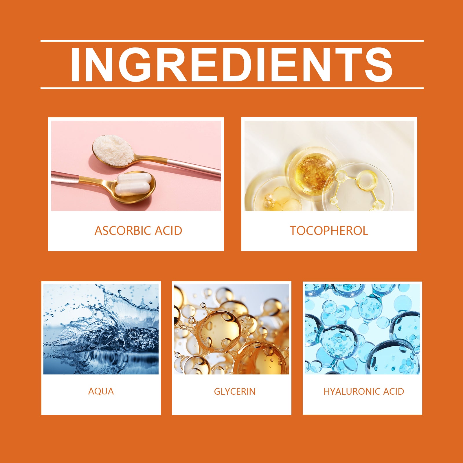 Suero hidratante con vitamina C