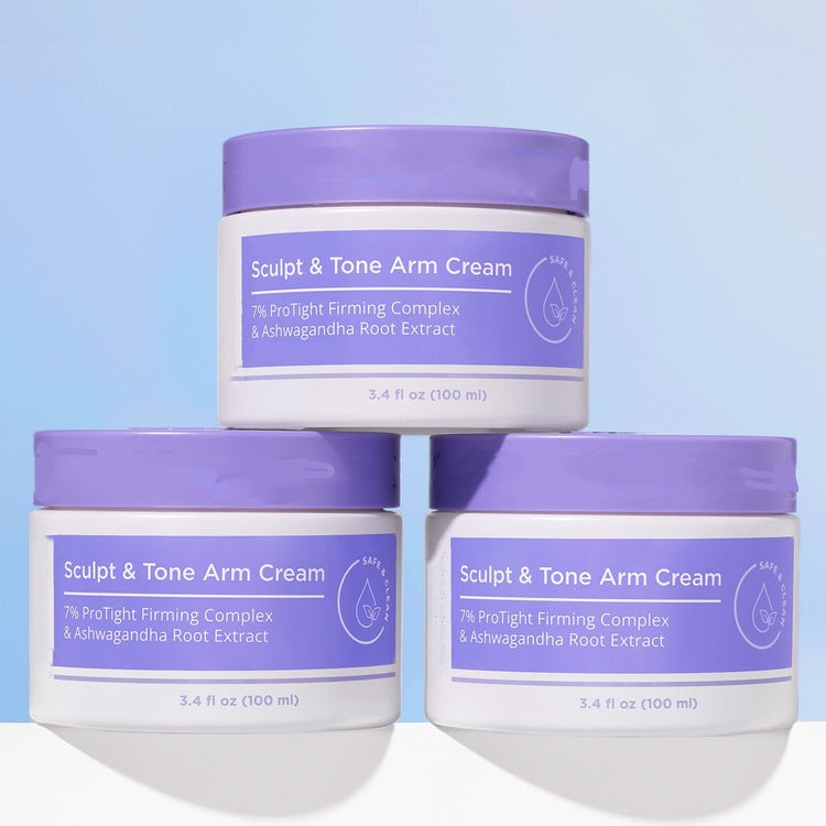 Crema para esculpir y tonificar brazos
