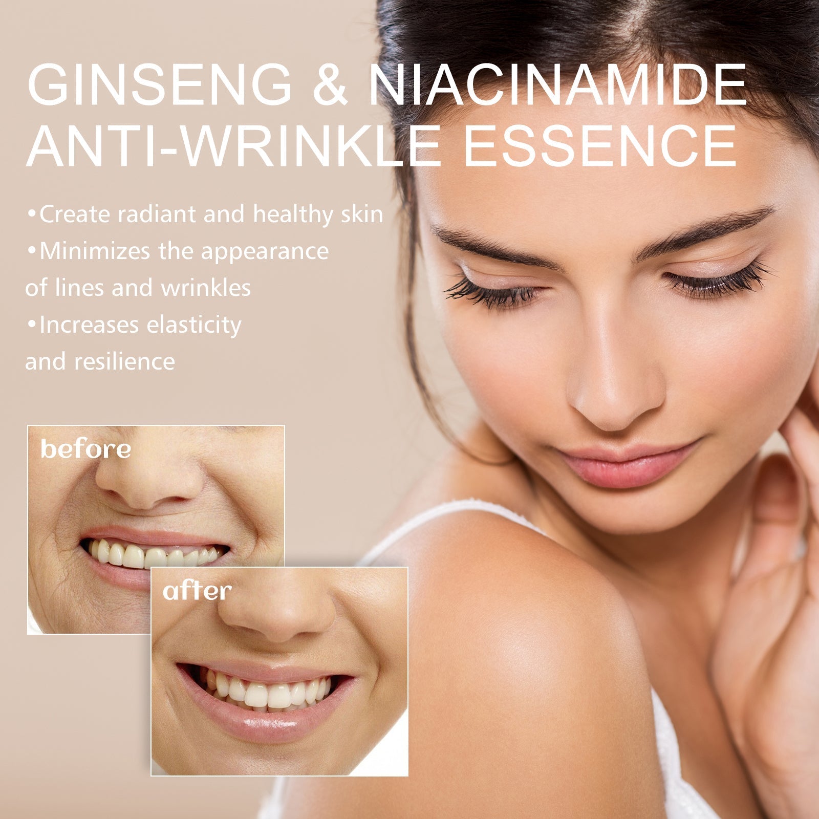 Suero facial de ginseng