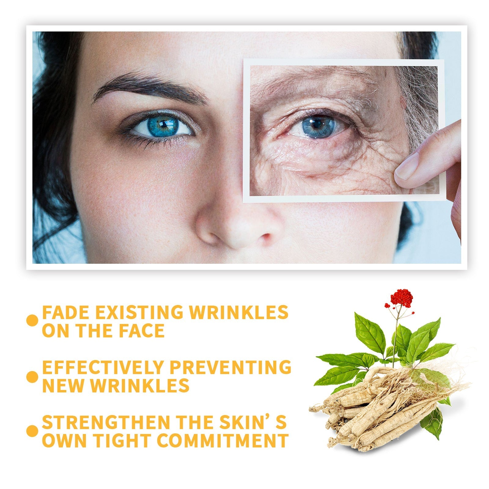 Suero facial de ginseng
