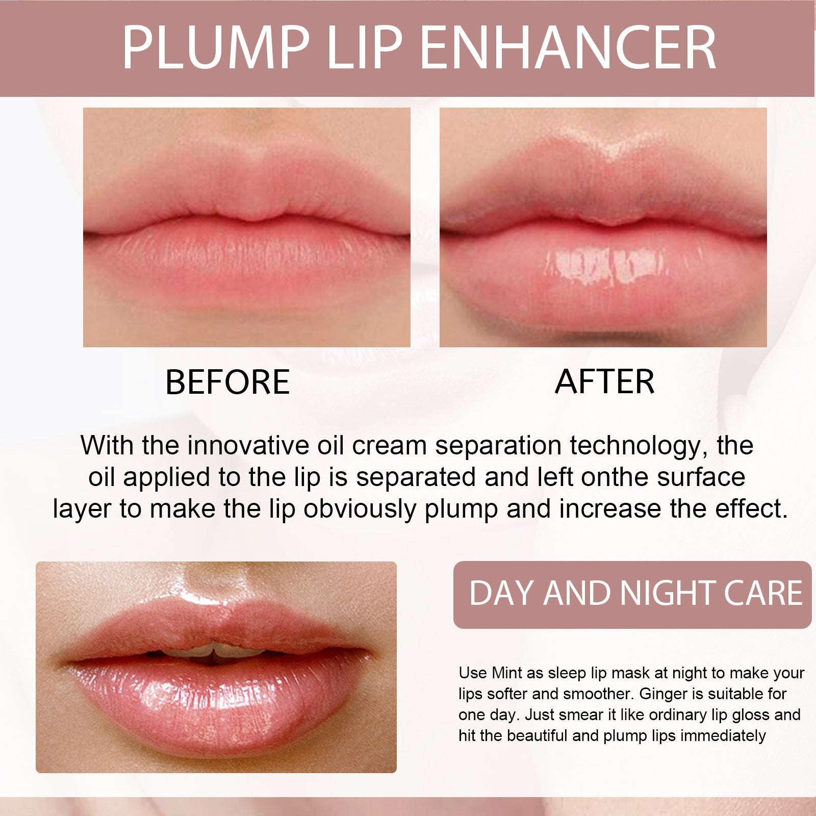 Realzador de labios sensual y voluminoso