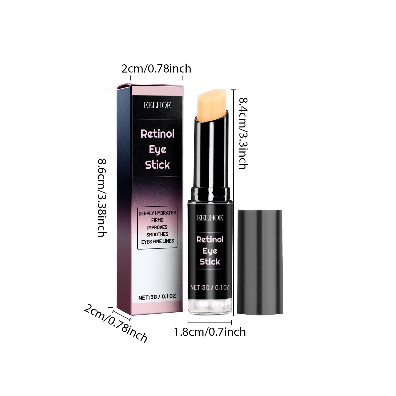 Barra suavizante para ojos con retinol