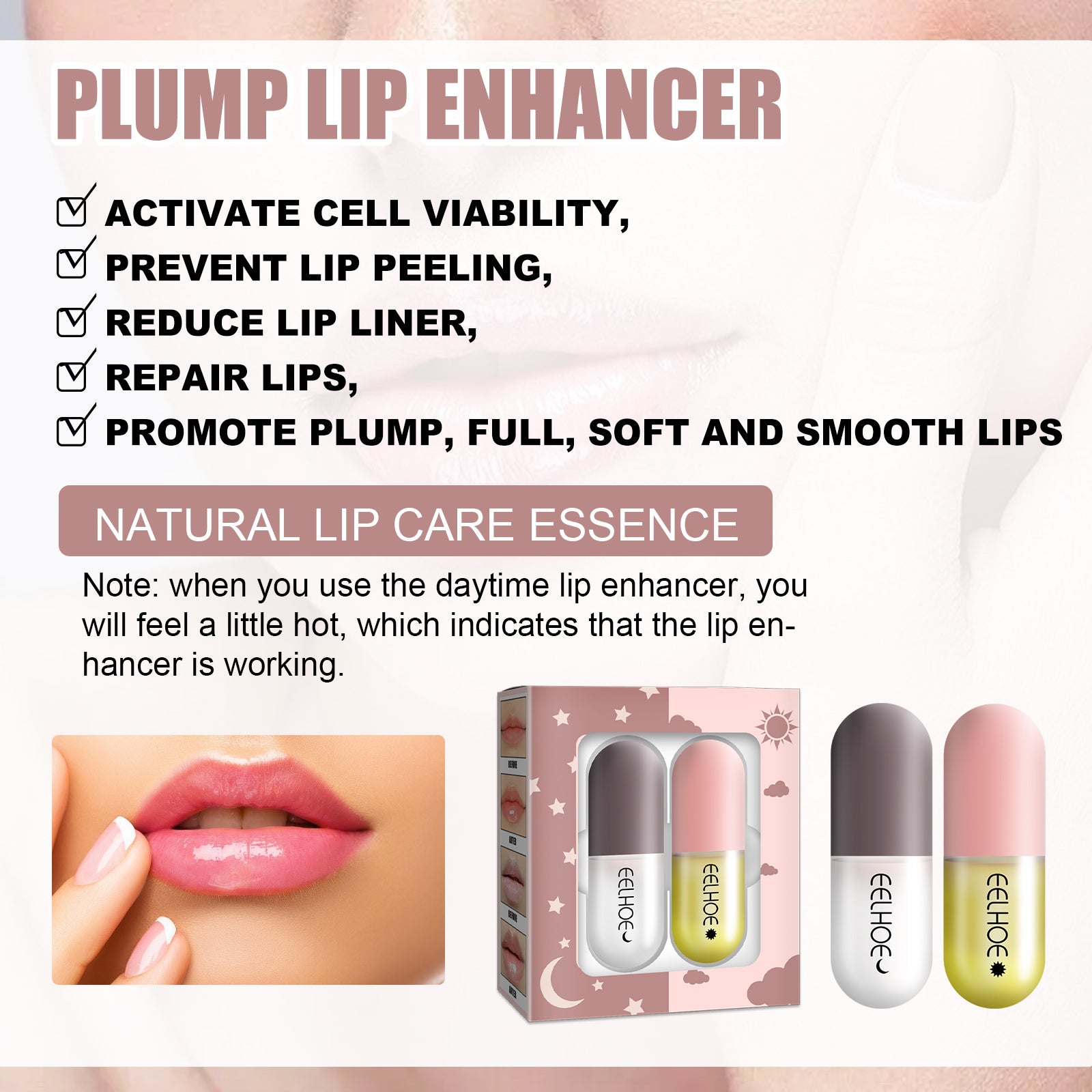 Realzador de labios sensual y voluminoso