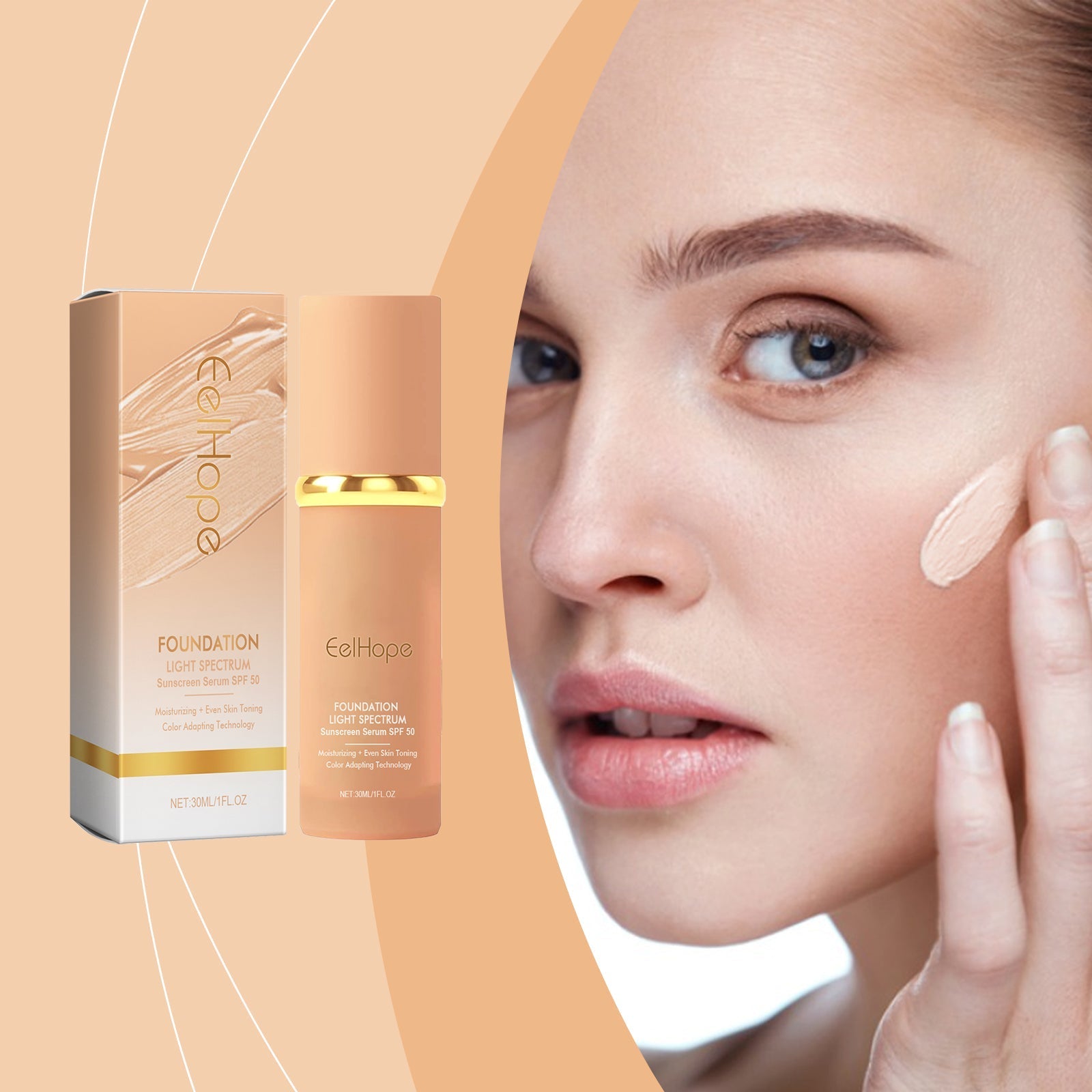 Base de maquillaje Eelhope Warm Glow