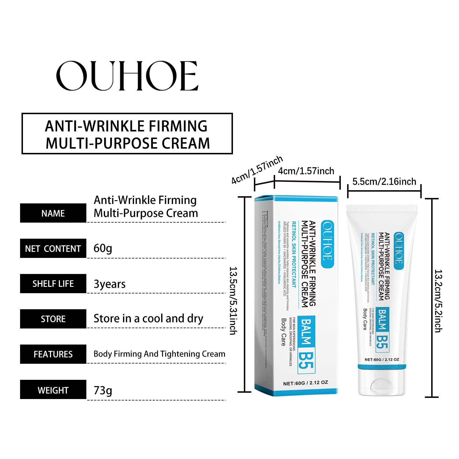 Crema antiarrugas reafirmante B5