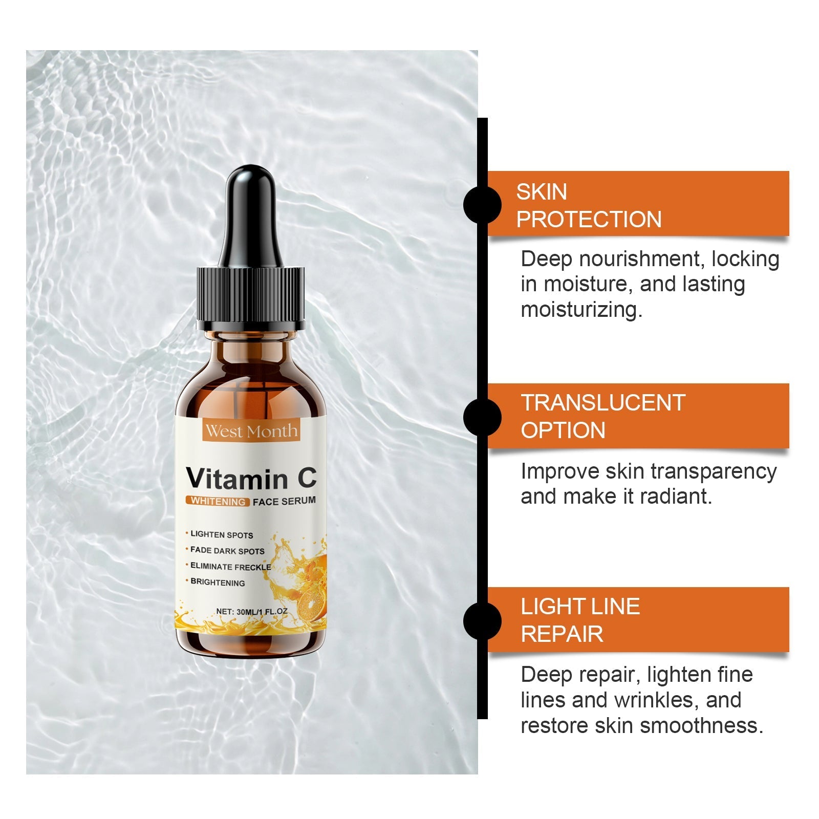 Suero hidratante con vitamina C