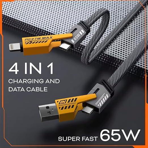 4 in 1 Fast Charging Cable ⚡