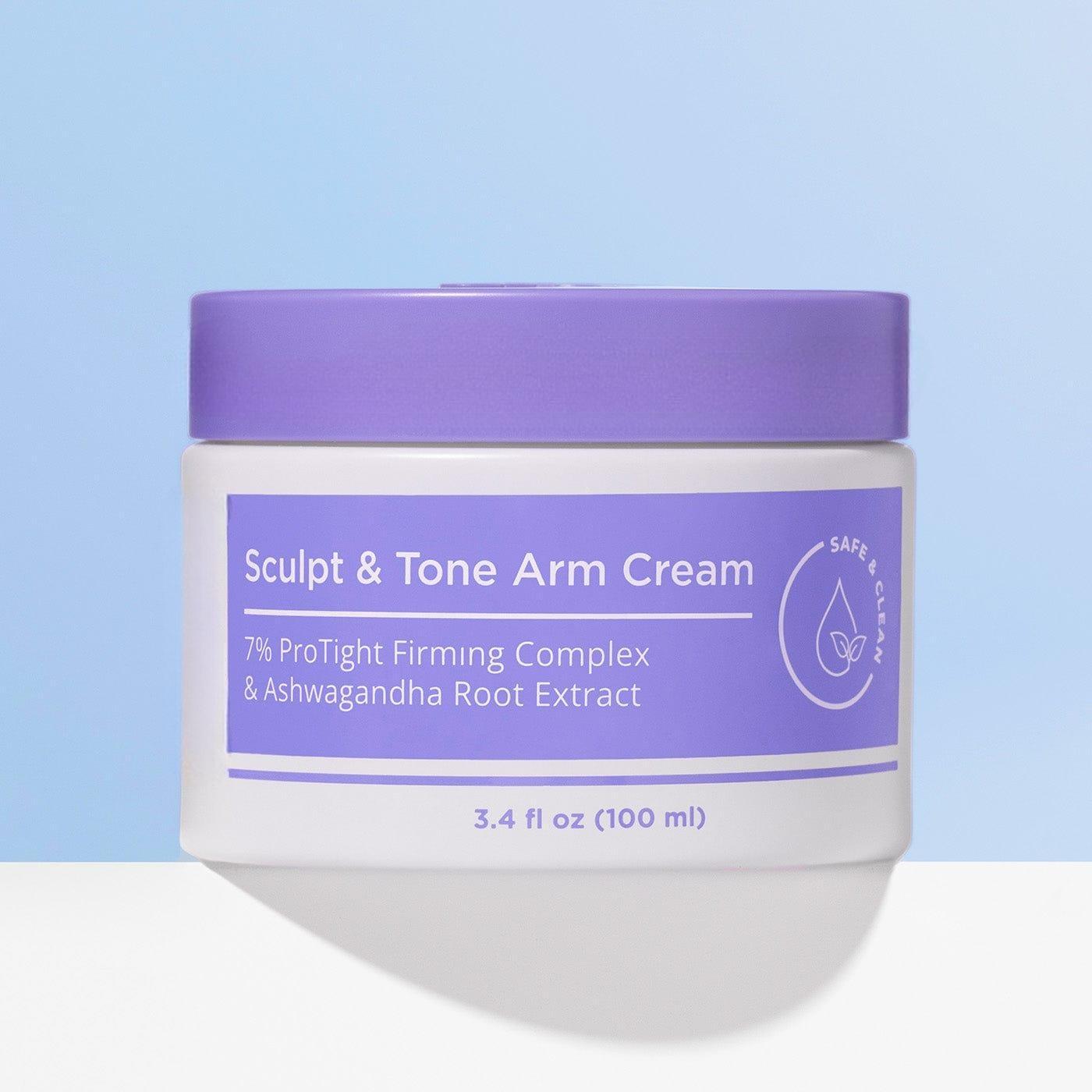 Crema para esculpir y tonificar brazos