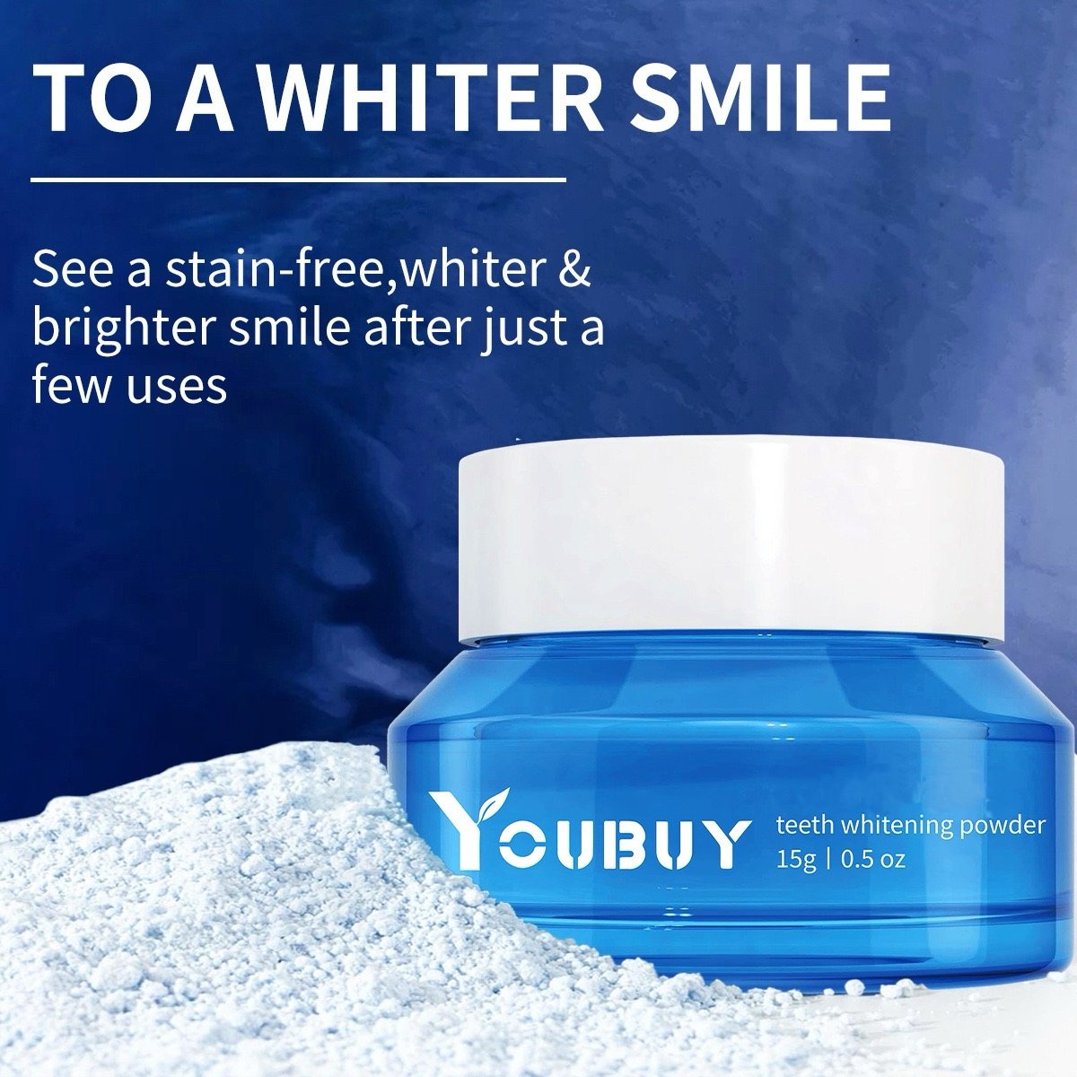 🔥Last Day 49% OFF - Teeth Whitening Powder | Whitening and Stain Removal