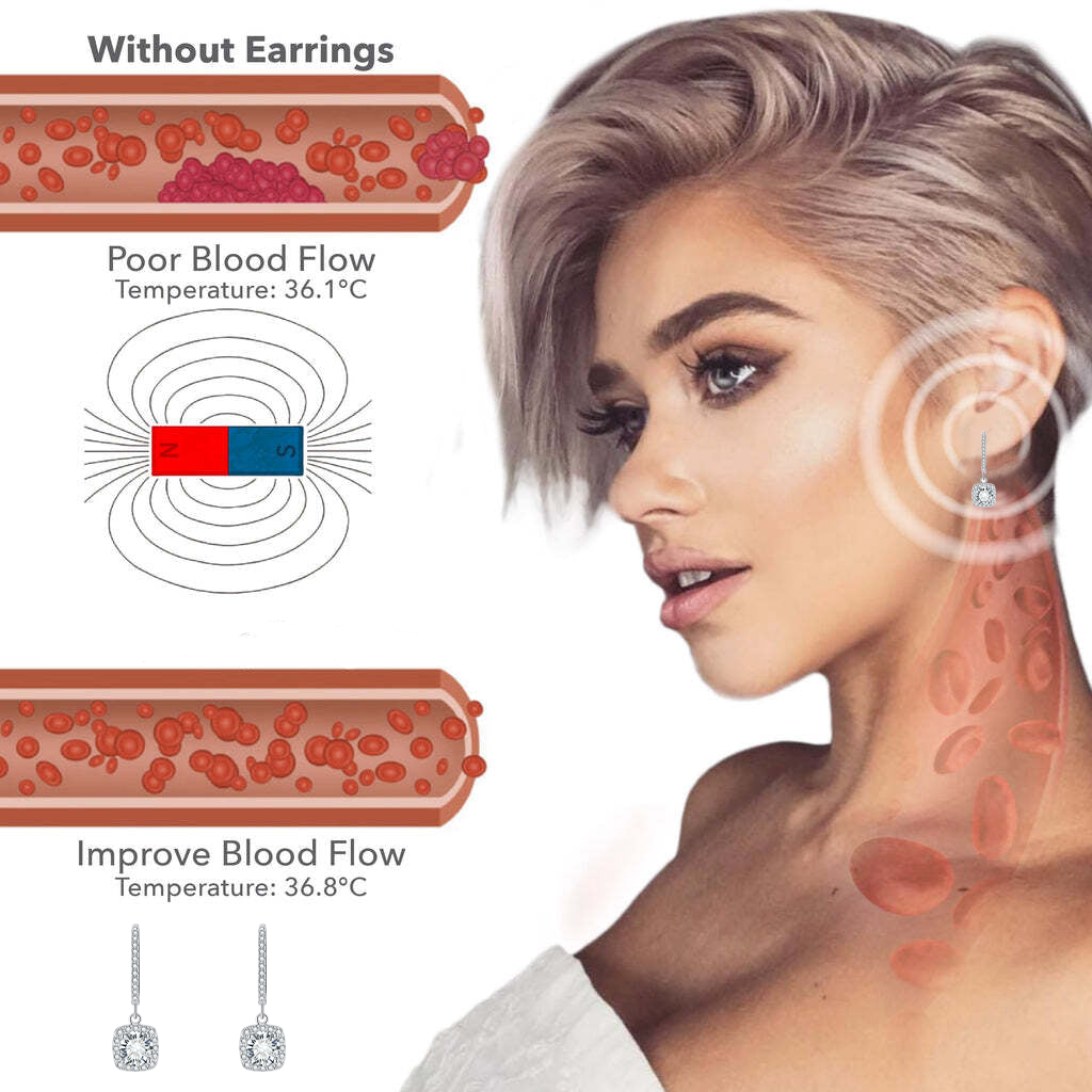Pendientes de germanio con magnetoterapia DIYSTAR Lymphvity 💖 ¡ÚLTIMA OFERTA! ¡80 % DE DESCUENTO!