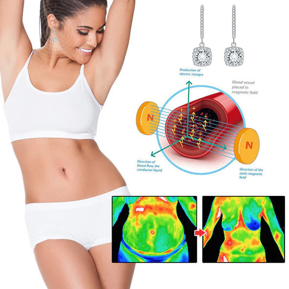 Pendientes de germanio con magnetoterapia DIYSTAR Lymphvity 💖 ¡ÚLTIMA OFERTA! ¡80 % DE DESCUENTO!