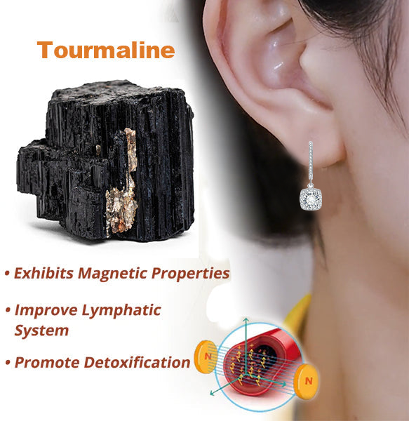 Pendientes de germanio con magnetoterapia DIYSTAR Lymphvity 💖 ¡ÚLTIMA OFERTA! ¡80 % DE DESCUENTO!