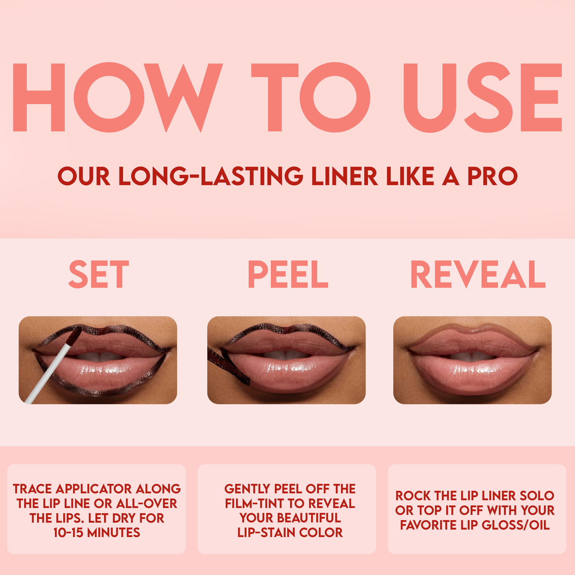 COMPRA 1 Y LLÉVATE 1 GRATIS (🎉 2 PIEZAS)👄Delineador de labios despegable - Dura todo el día y la noche