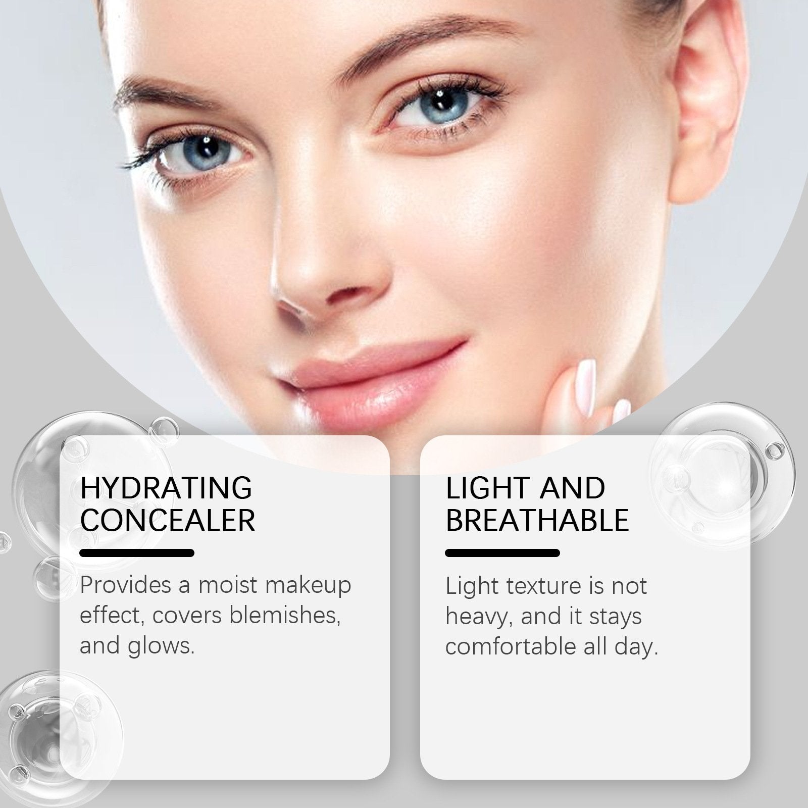 💖Iluminador para debajo de los ojos, corrige e ilumina las ojeras
