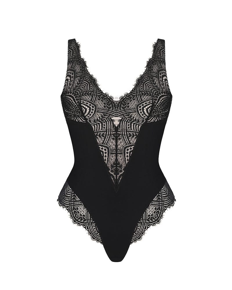 AFZ®LaceLux Lace V-Shape Elegance: Sculpt with Allure!
