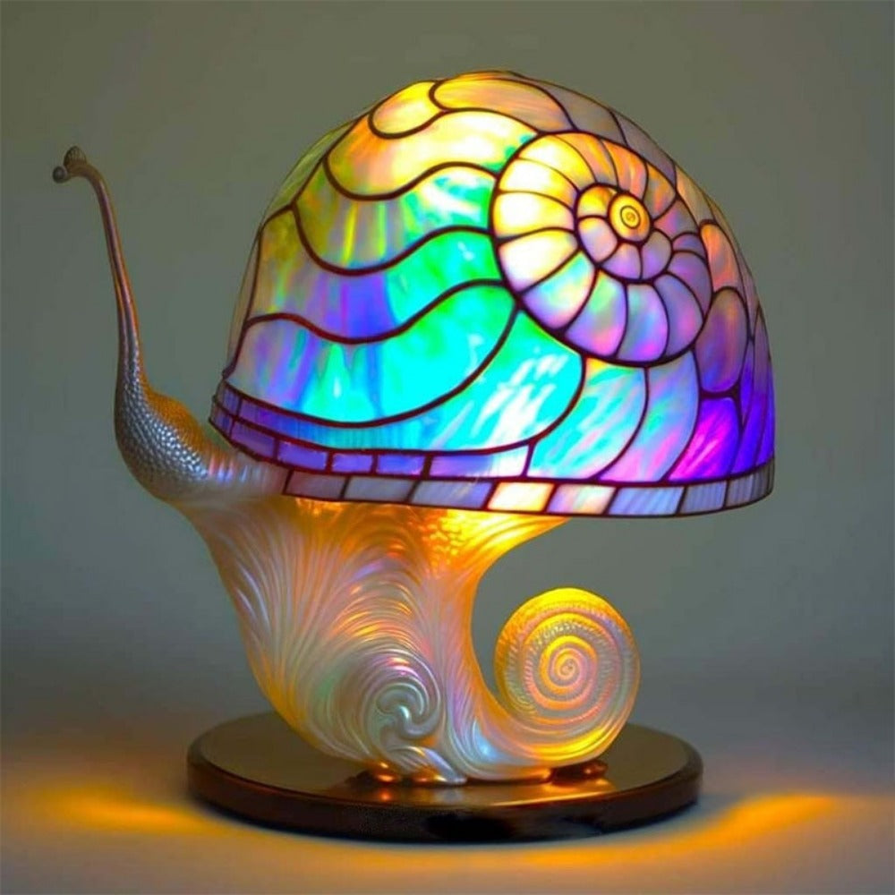 Stained Glass Mushroom Table Lamp (9 Styles)