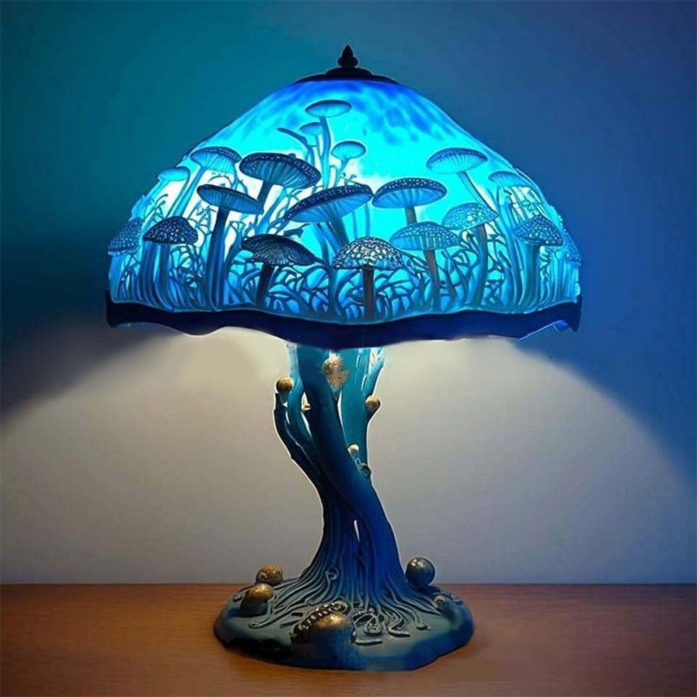 Stained Glass Mushroom Table Lamp (9 Styles)