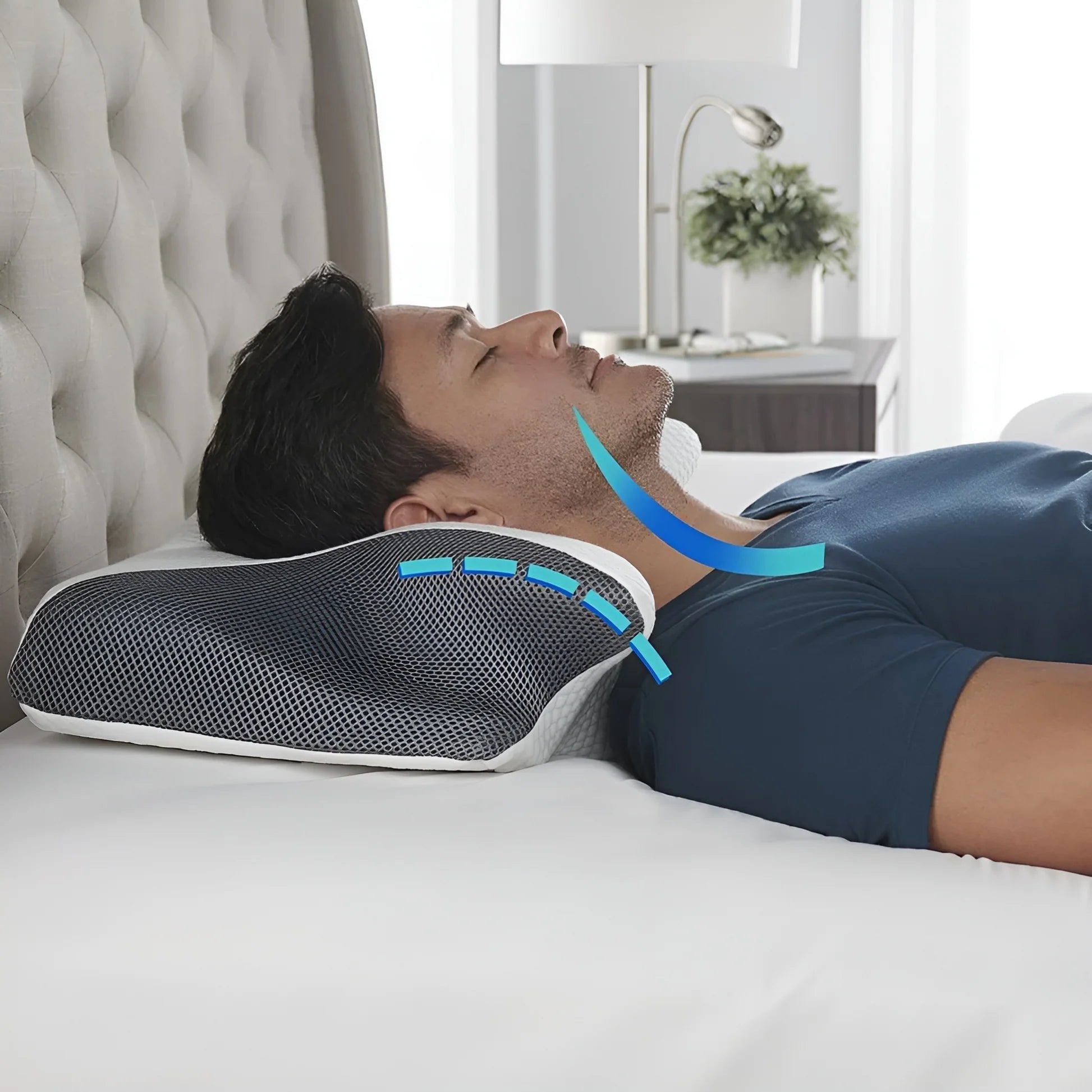 RESTRELIEFTM Premium Contour Relief Pillow