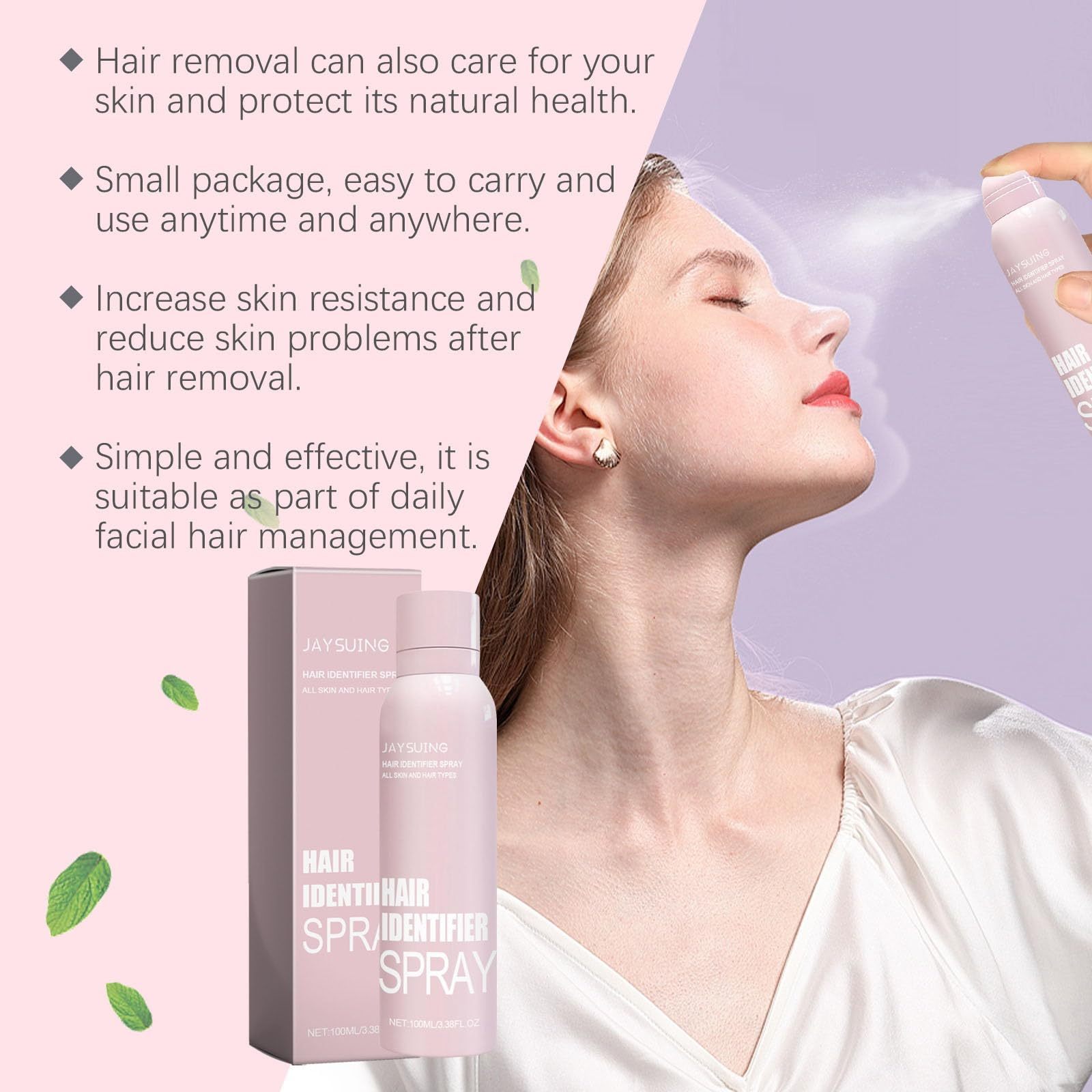 Spray para afeitar el vello facial