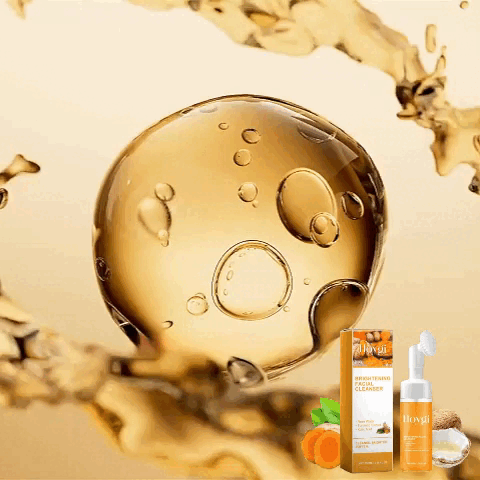 Limpiador facial iluminador con cúrcuma