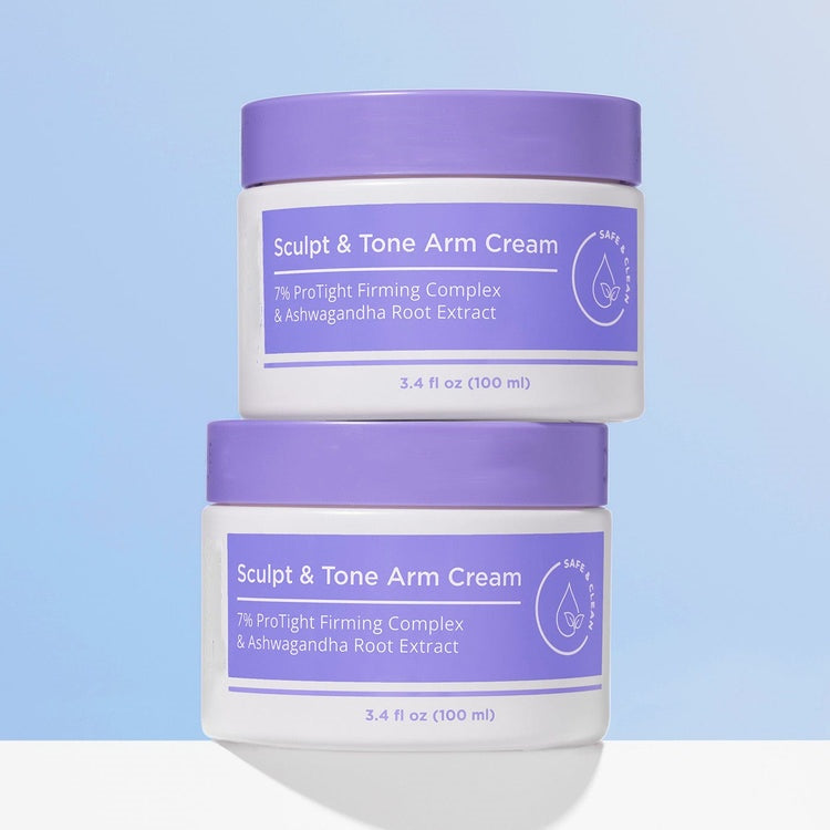 Crema para esculpir y tonificar brazos 