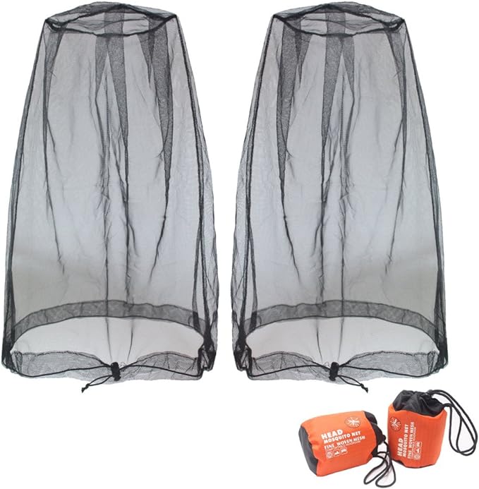 Benvo Mosquito Head Net Mesh Face Neck Fly