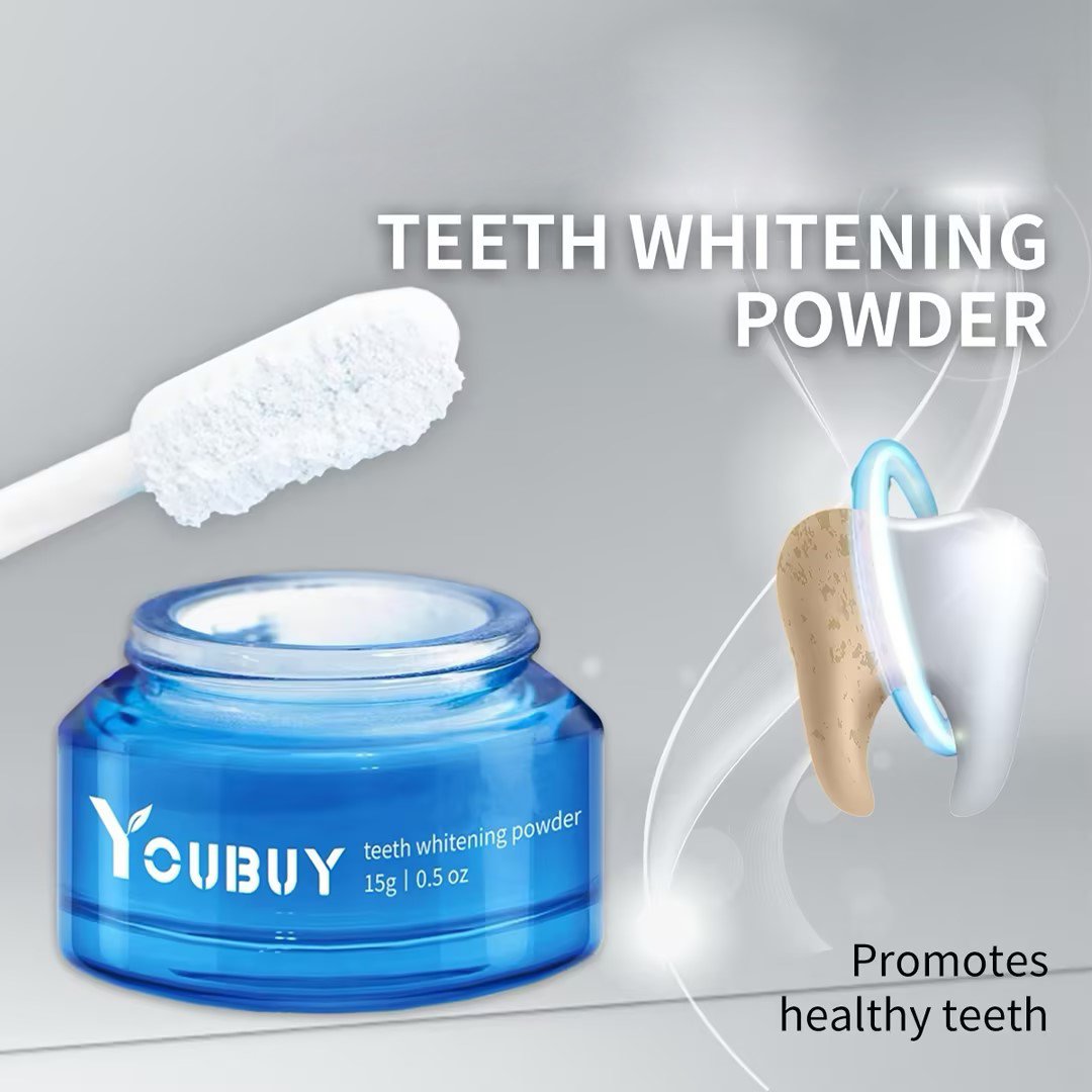 Último día: 49 % de descuento en polvo blanqueador dental | Blanqueamiento y eliminación de manchas 